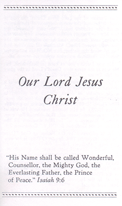 Our Lord Jesus Christ by Henry Edward Hayhoe
