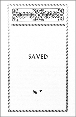 Saved by Mrs. Walter Thomas Prideaux Wolston