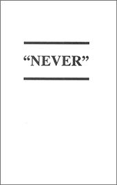 Never by George Cutting