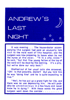 Andrew's Last Night