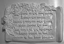 Plaster Casting Mold: The Lord is my Shepherd Psa. 23:1