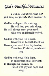 God's Faithful Promises by J. C.