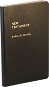 Parallel New Testament: Abbreviated Notes Edition by King James Version/J.N. Darby