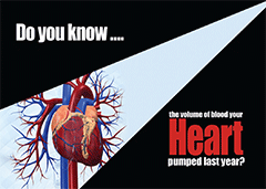 Do You Know: How Much Blood Your Heart Pumped Last Year?