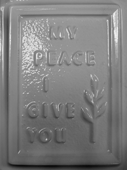 Plaster Casting Mold: My peace I give you. John 14:27