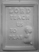Plaster Casting Mold: Lord, teach us to pray
