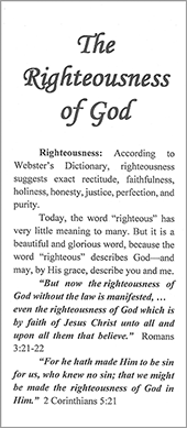 The Righteousness of God by Charles Stanley