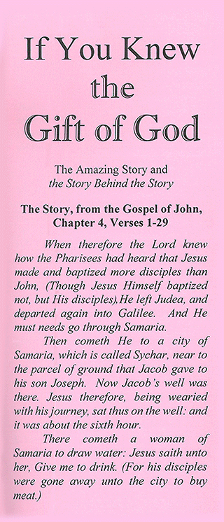 If You Knew the Gift of God: Jesus and the Woman at the Well by Charles Stanley