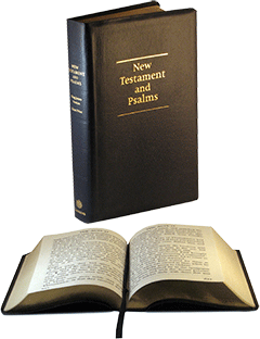Cambridge Double Pica Giant-Print New Testament and Psalms: NTP483 (E&S 8104YC) by KJV — OUT OF PRINT — RECOMMENDED SUBSTITUTE IS #8276