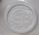 Plaster Casting Mold: Christ Died for Our Sins