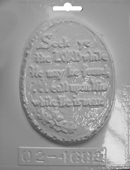 Plaster Casting Mold: Seek ye the Lord while He may be found.