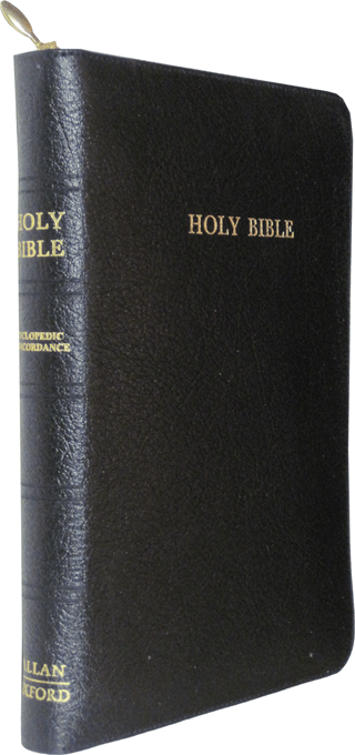 Oxford Brevier Blackface Reference Bible: Allan 25Z by King James Version