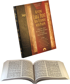 National Large Print New Testament & Psalms: NPC 60 BK by King James Version