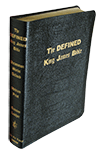 Defined King James Medium Print Text Bible: BFT MBLK by King James Version