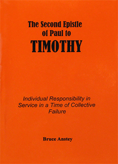 The Second Epistle of Paul to Timothy: Individual Responsibility in Service in a Time of Collective Failure by Stanley Bruce Anstey
