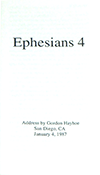 Ephesians 4 by Gordon Henry Hayhoe