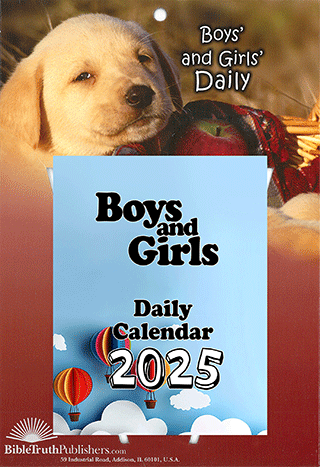 2025 Boys and Girls Daily Calendar: Complete