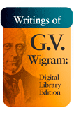 Writings of G.V. Wigram: Digital Library Edition by George Vicesimus Wigram