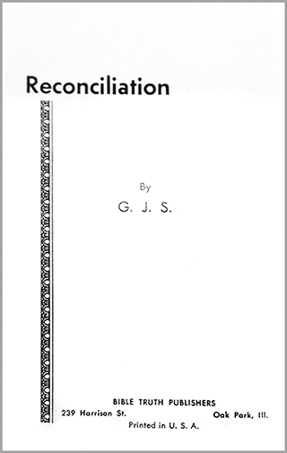 Reconciliation by George James Stewart