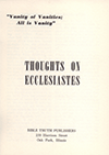 Thoughts on Ecclesiastes by Clarence Esme Stuart