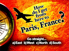 How Do I Get From Here to Paris, France?