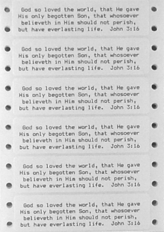 DISCONTINUED: John 3:16 Self-Adhesive Verse Sticker Pack
