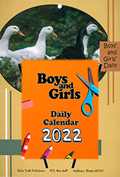 2022 Boys and Girls Daily Calendar: Complete