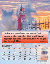 2027 English Joyful News Gospel Calendar