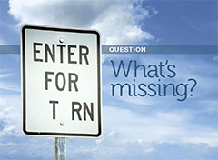 What's Missing?