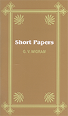 Short Papers: On Death and Grace by George Vicesimus Wigram
