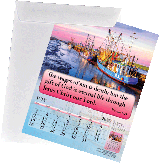 2026 English Standard Calendar Mailing Envelope: For Gospel of Peace and Joyful News Calendars