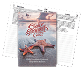 2027 Choice Gleanings Calendar: Large Print Daily Devotional Journal — Desk/Personal Size Planner