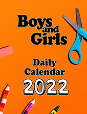 2022 Boys and Girls Daily Calendar: Block Only