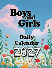 2027 Boys and Girls Daily Calendar: Block Only