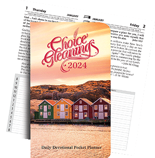 2024 Choice Gleanings Calendar: Smaller Daily Devotional Journal — Pocket Size Planner