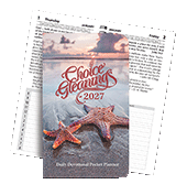 2027 Choice Gleanings Calendar: Smaller Daily Devotional Journal — Pocket Size Planner