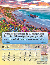 Seu Calendar 2023 Portuguese Joyful News Gospel Calendar (#3499) - Bible Truth Publishers