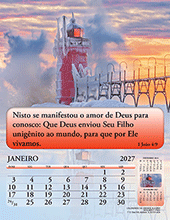 2027 Portuguese Joyful News Gospel Calendar