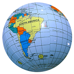 Inflatable Globe by Atlas