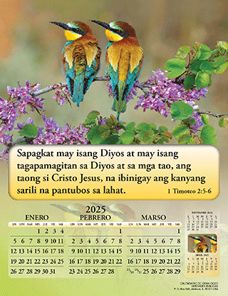 2025 Tagalog Joyful News Gospel Calendar
