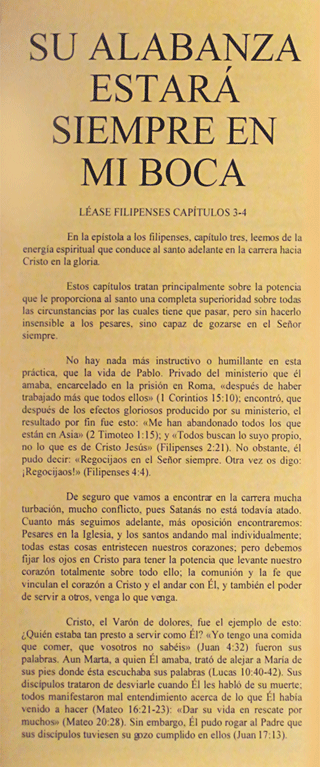 Su Alabanza Será Siempre En Mi Boca by John Nelson Darby