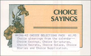 Choice Selections Pack by Various