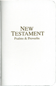 National Deluxe Vest Pocket New Testament, Psalms, Proverbs: 4488 WT by King James Version