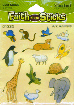 Faith That Sticks Creation Stickers: Ark Animals