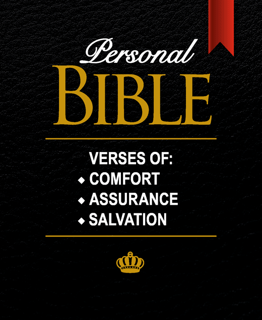 Personal Mini Bible Verses Of Assurance Comfort Kjv 41505