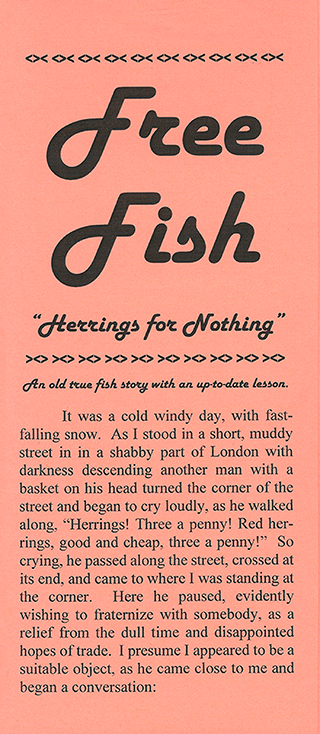 Free Fish: "Herrings for Nothing" by C.J. Whitmore