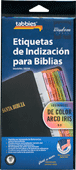 Etiquetas de Indización Arco Iris para Biblias: Vertical, Conjunto de 80 Separadores Biblicas Tradicionales by Tabbies