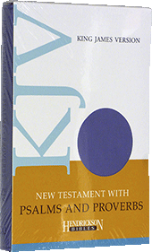 Hendrickson Coat Pocket New Testament with Psalms and Proverbs by King James Version