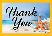 Thank You Tip Card: Starfish