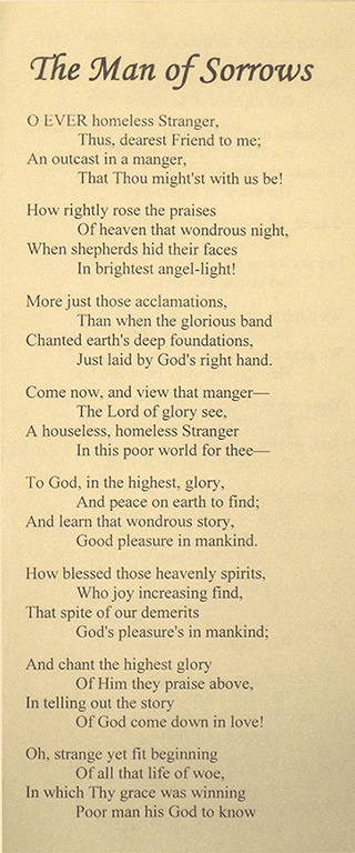 The Man of Sorrows by John Nelson Darby